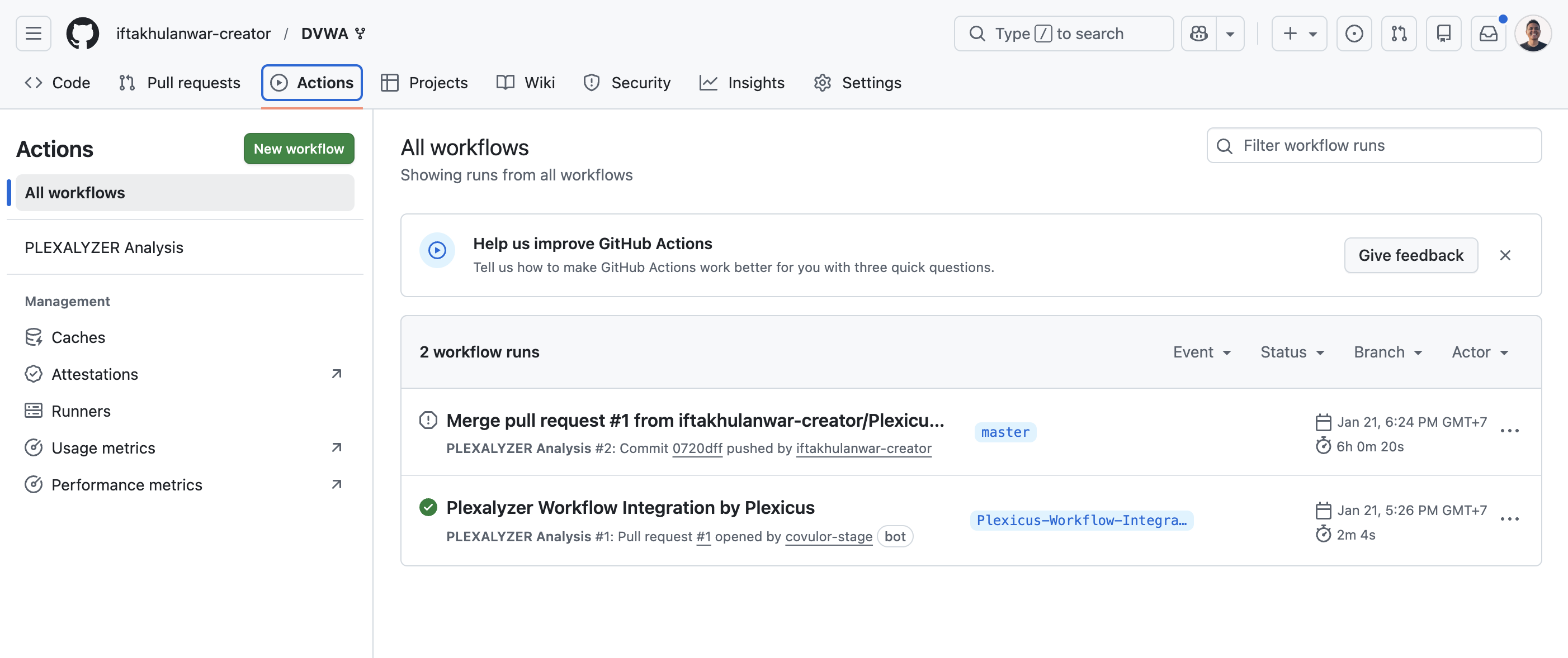 plexicus-github-actions.png